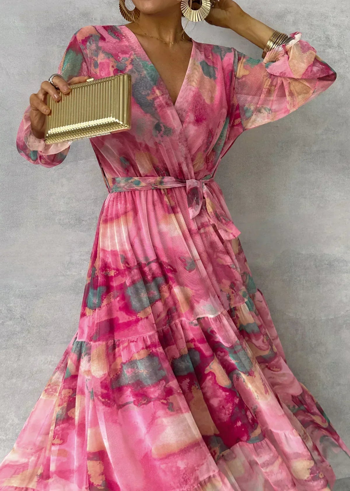 Felicity | Robe Maxi Élegante à Fleurs