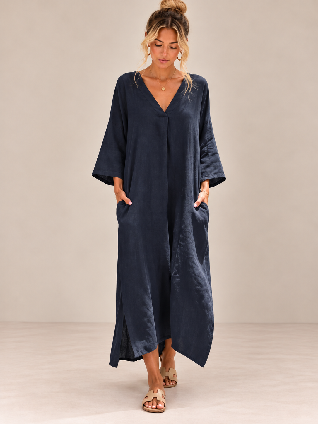Fiora - Robe Longue Décontractée