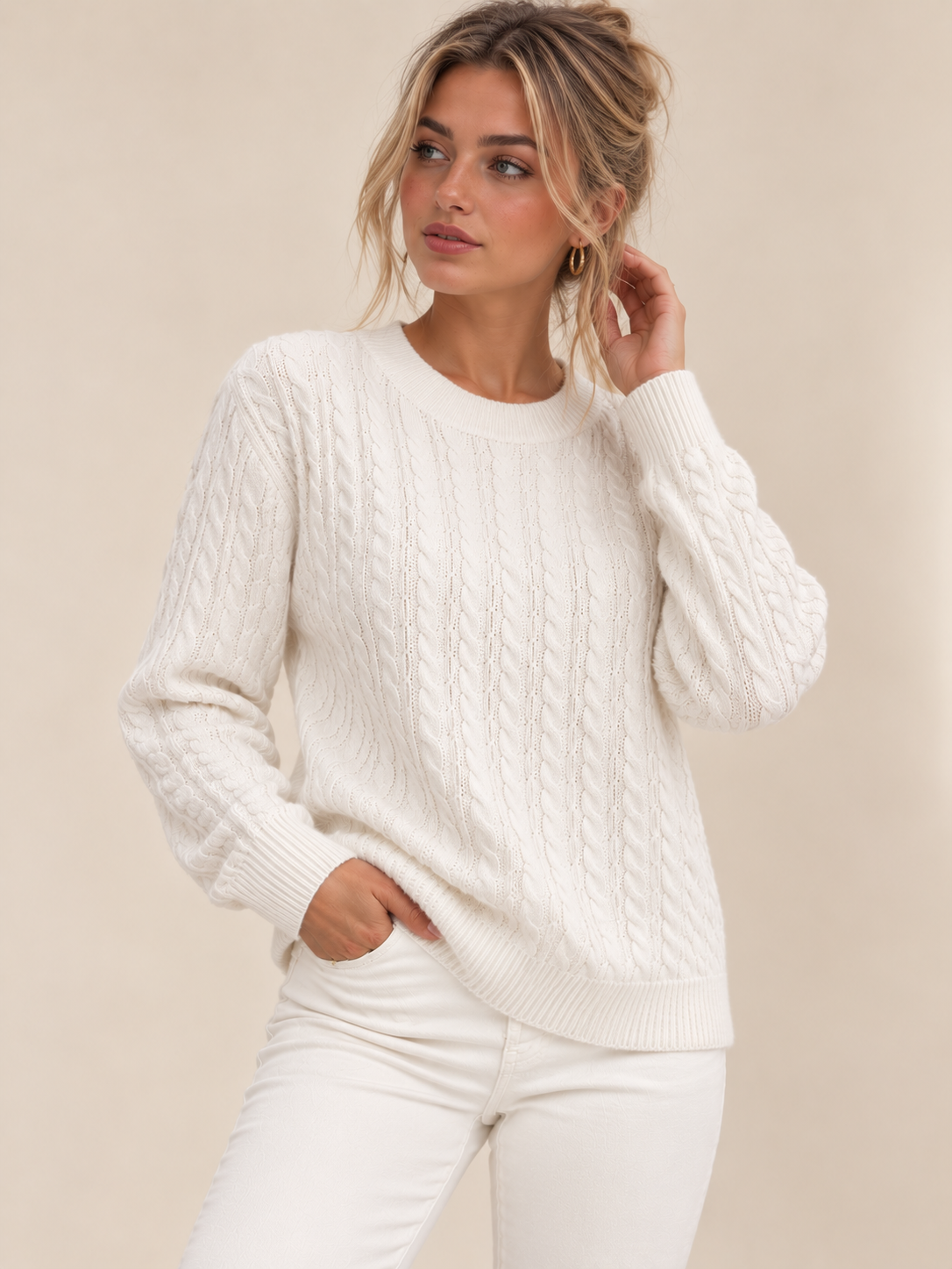 Margaux | Pullover chic en maille raffinée