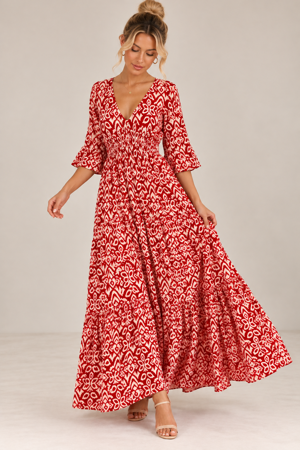 Mhara - Élégante Robe Évasée