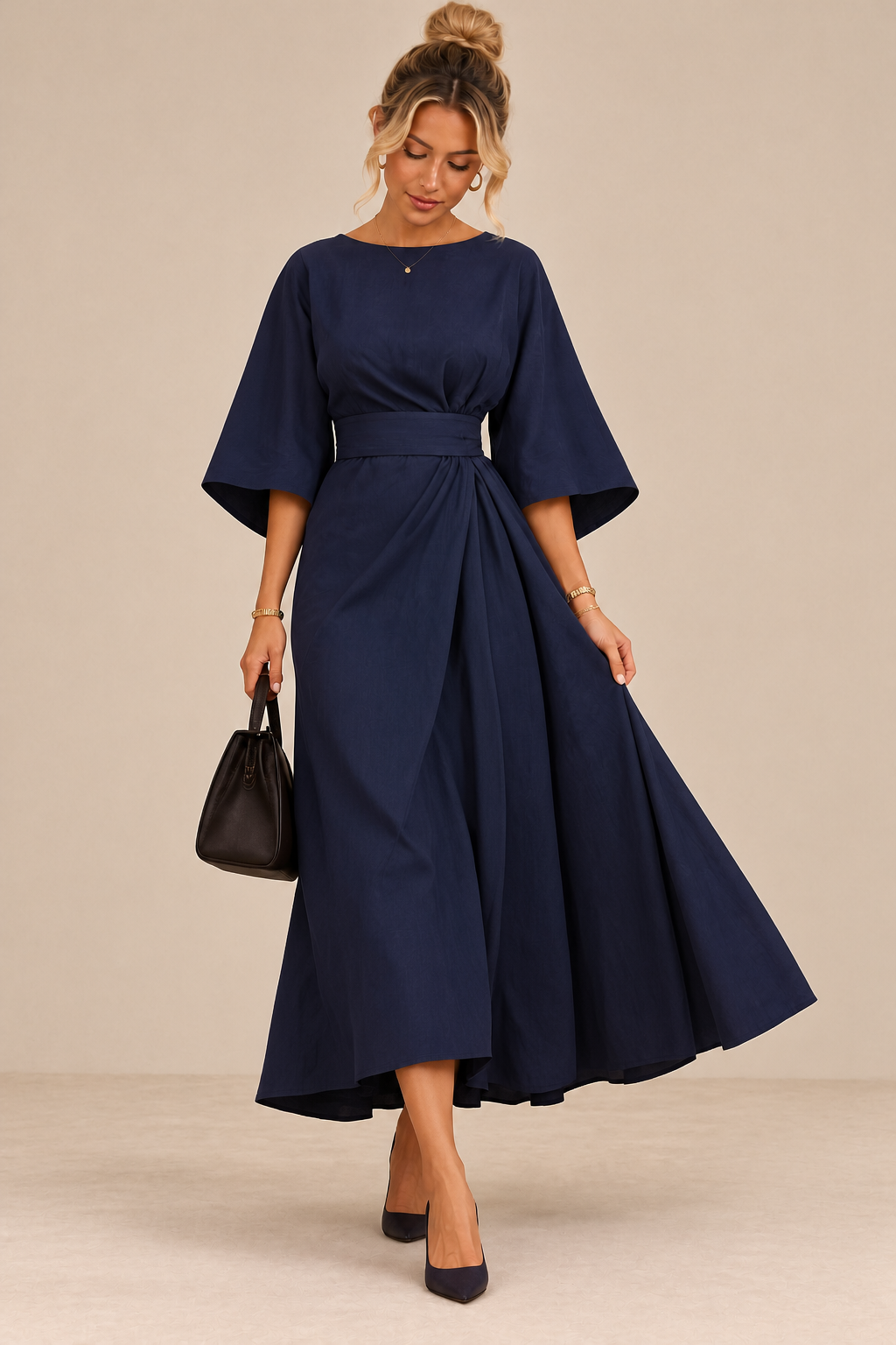 Juliette - Élégante Robe Ceinturée