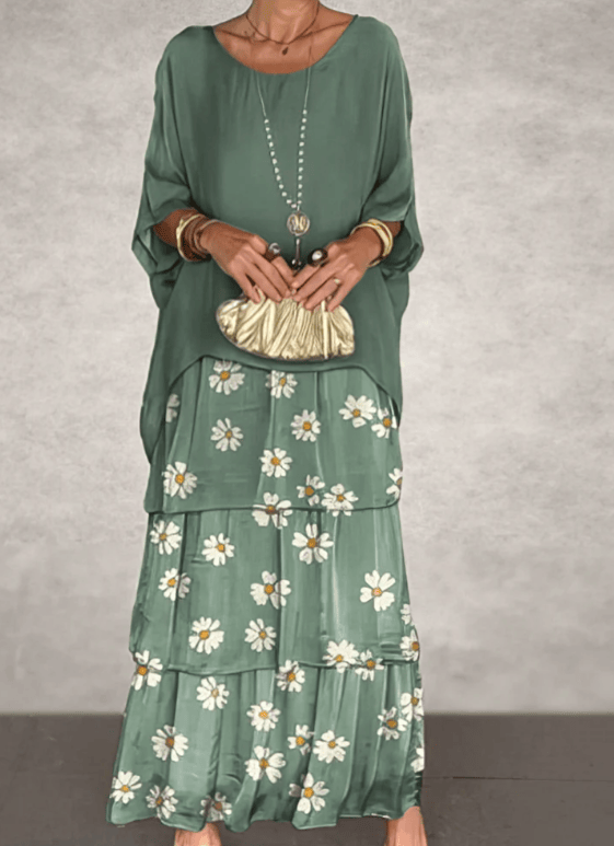 Lara | Robe longue fluide et élégante