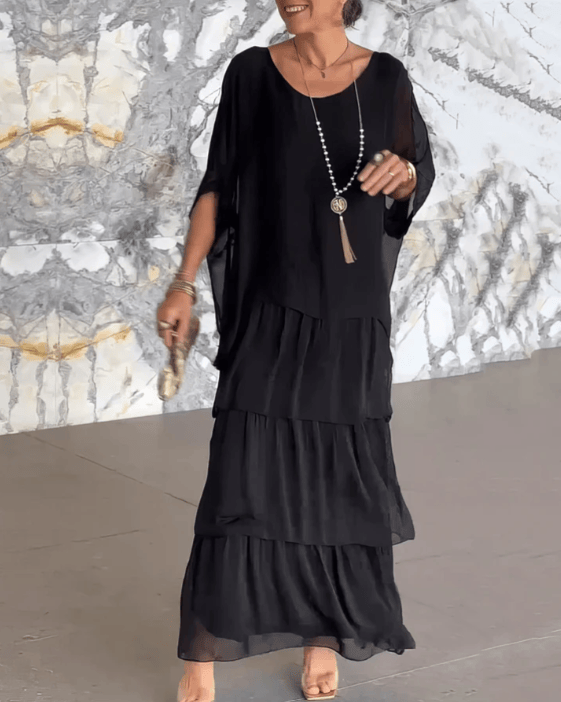 Lara | Robe longue fluide et élégante