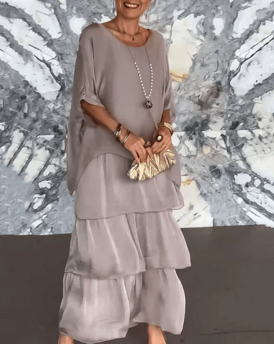 Lara | Robe longue fluide et élégante