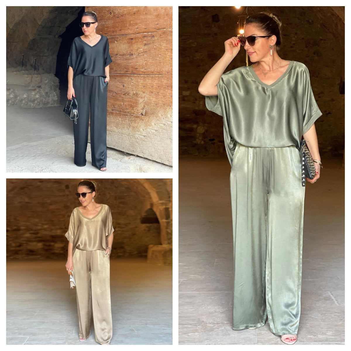 Pauline - Ensemble Satin Brillant