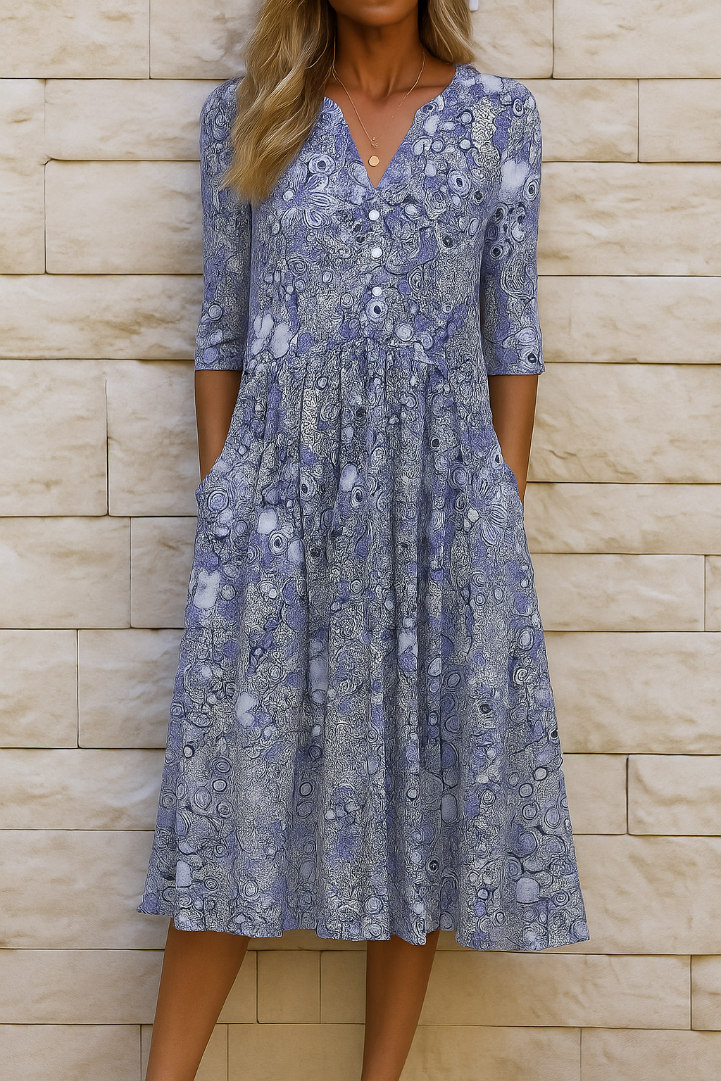Lucille - Robe Décontractée Élégante