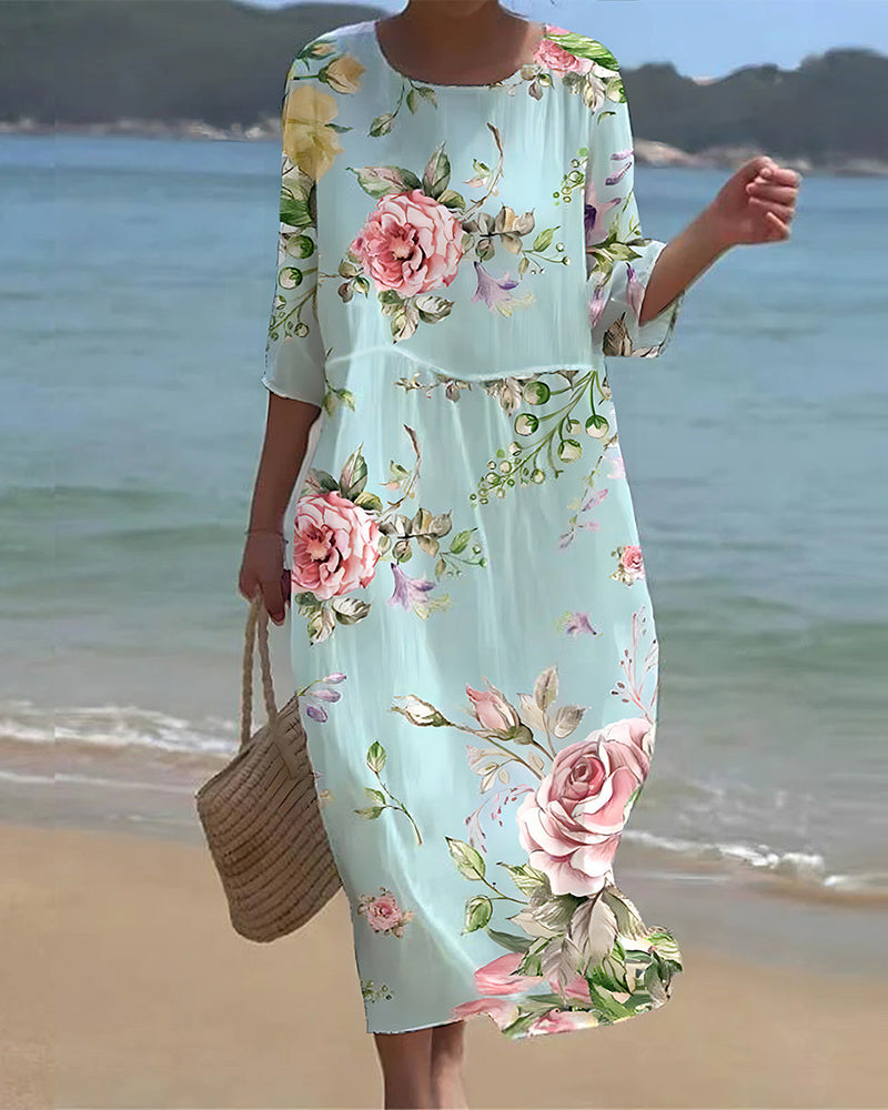 Miranda - Robe fleurie chic