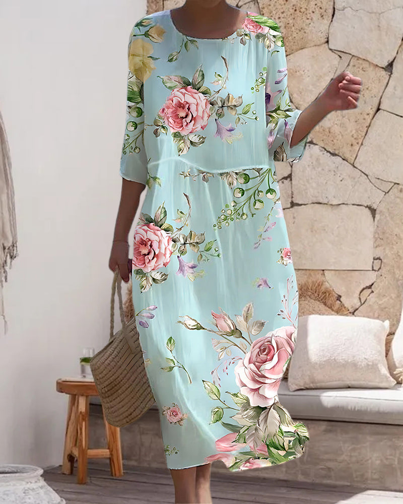 Miranda - Robe fleurie chic