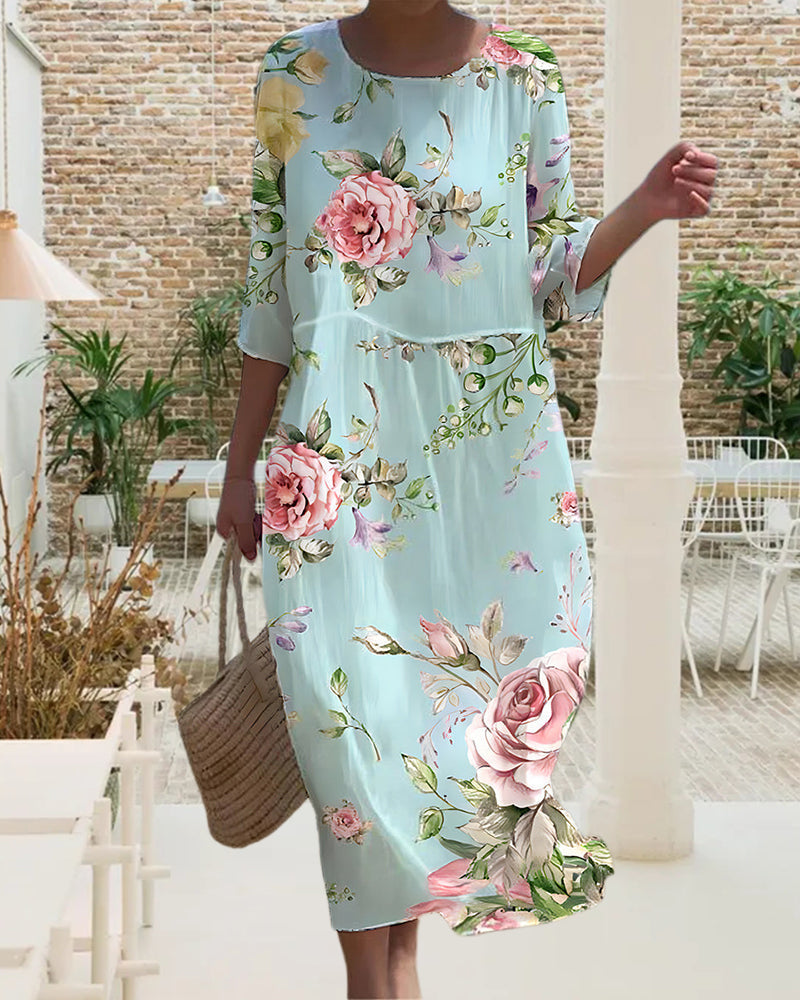 Miranda - Robe fleurie chic