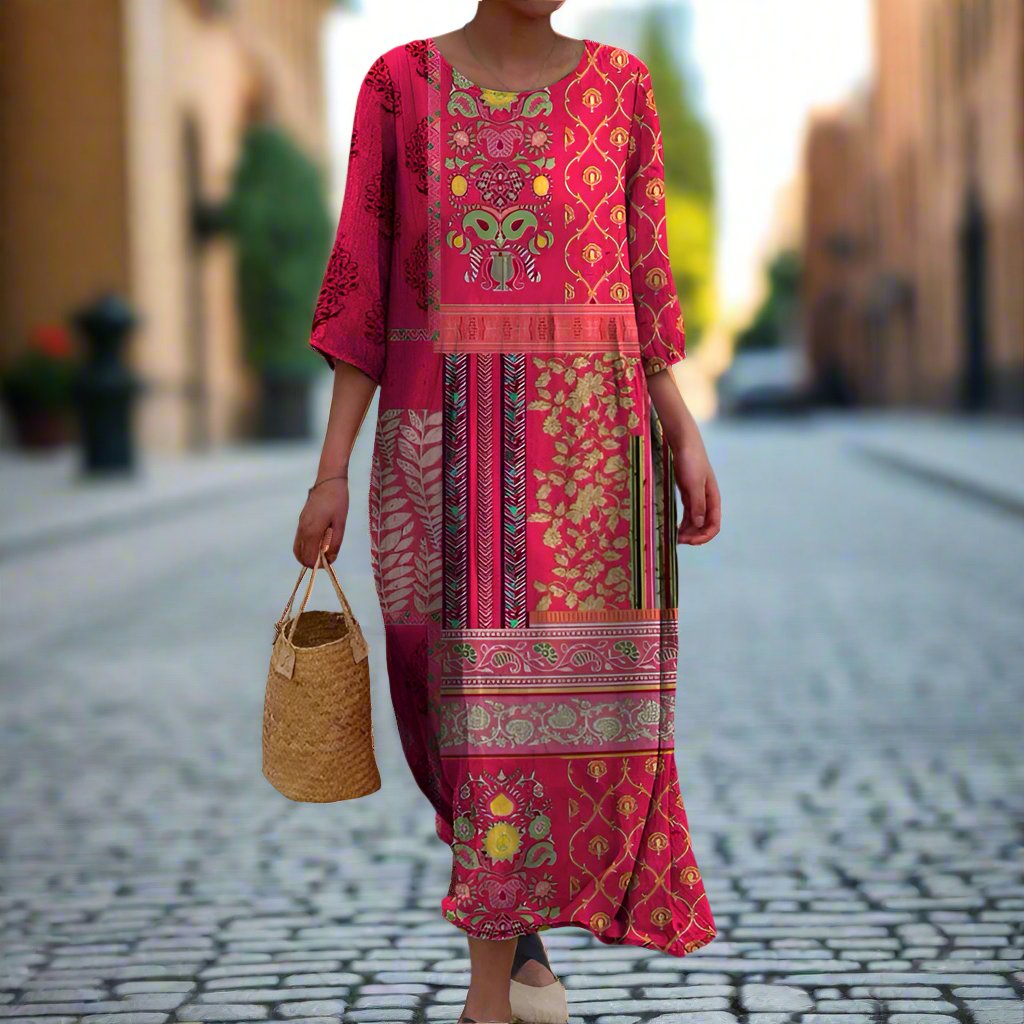 Marlene - Robe Longue Bohème Chic