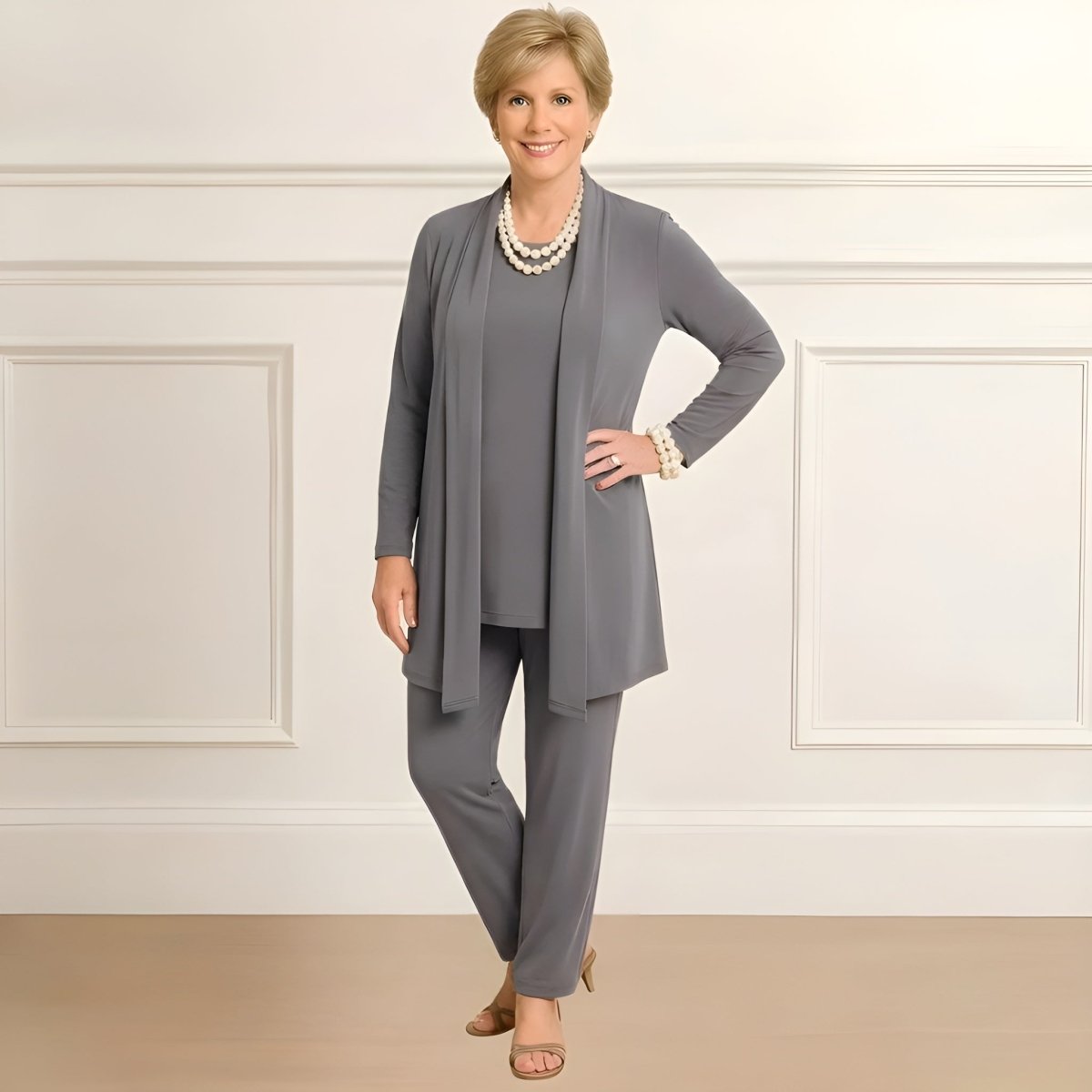 Rosy - Ensemble Élégant 3 Pièces