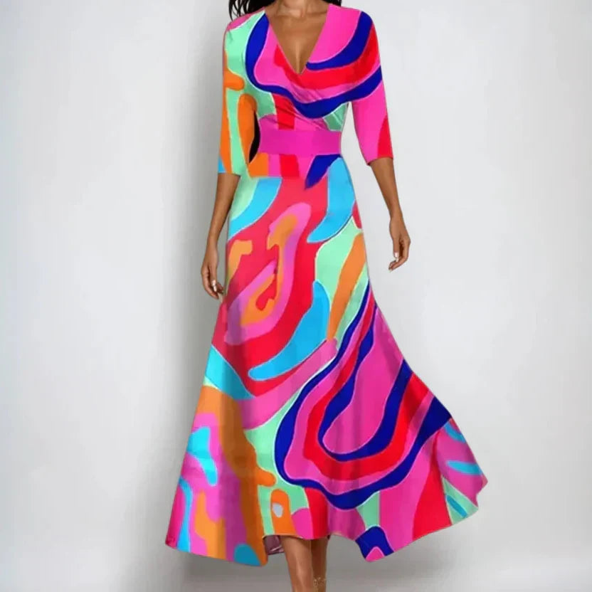 Emily - Robe Florale de Luxe