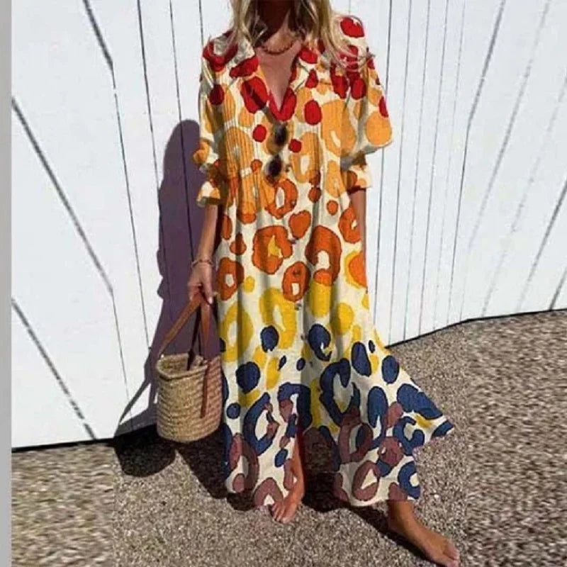Maisie - Robe longue élégante et flatteuse