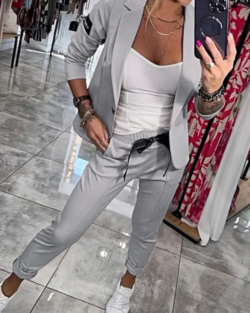 Malou - Ensemble : Haut, Veste et Pantalon