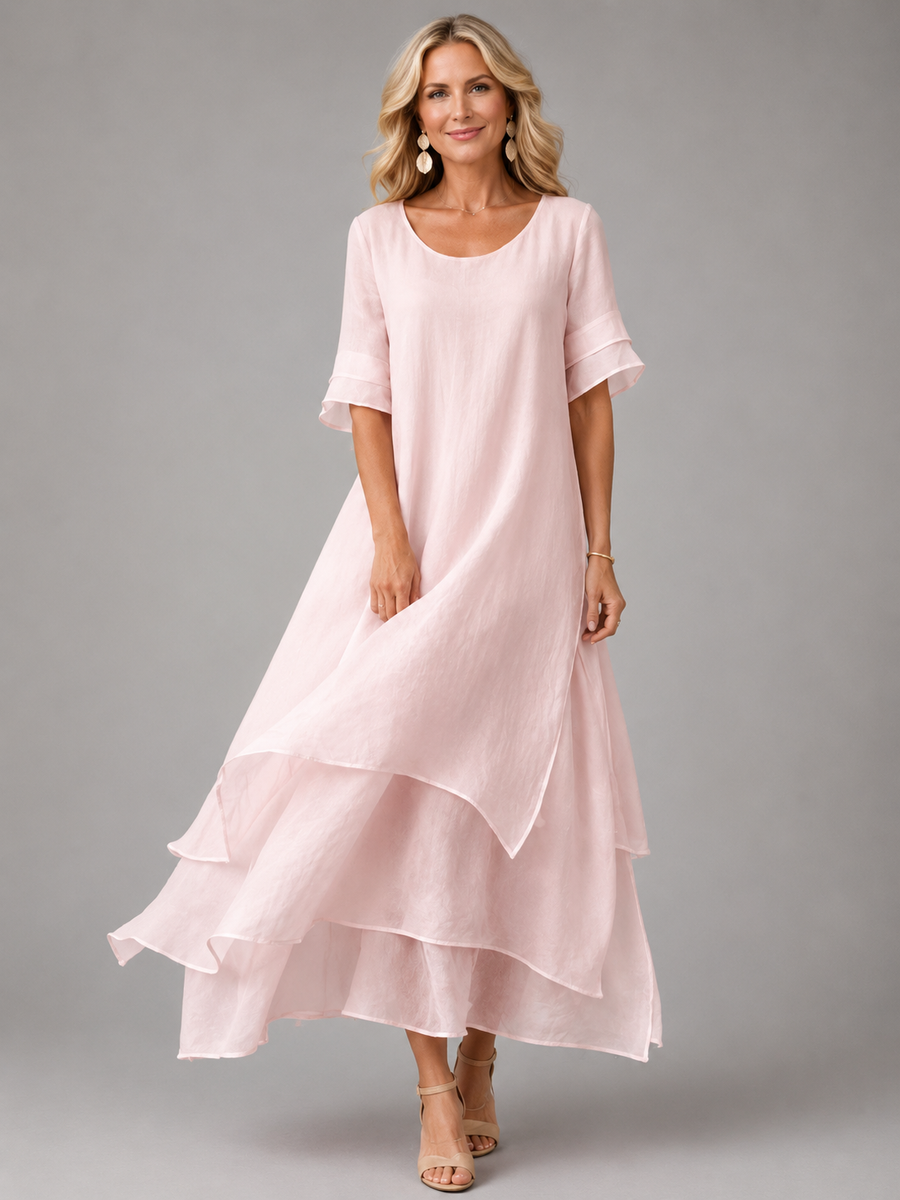 Liora™ | Robe longue Fluide et Élégante