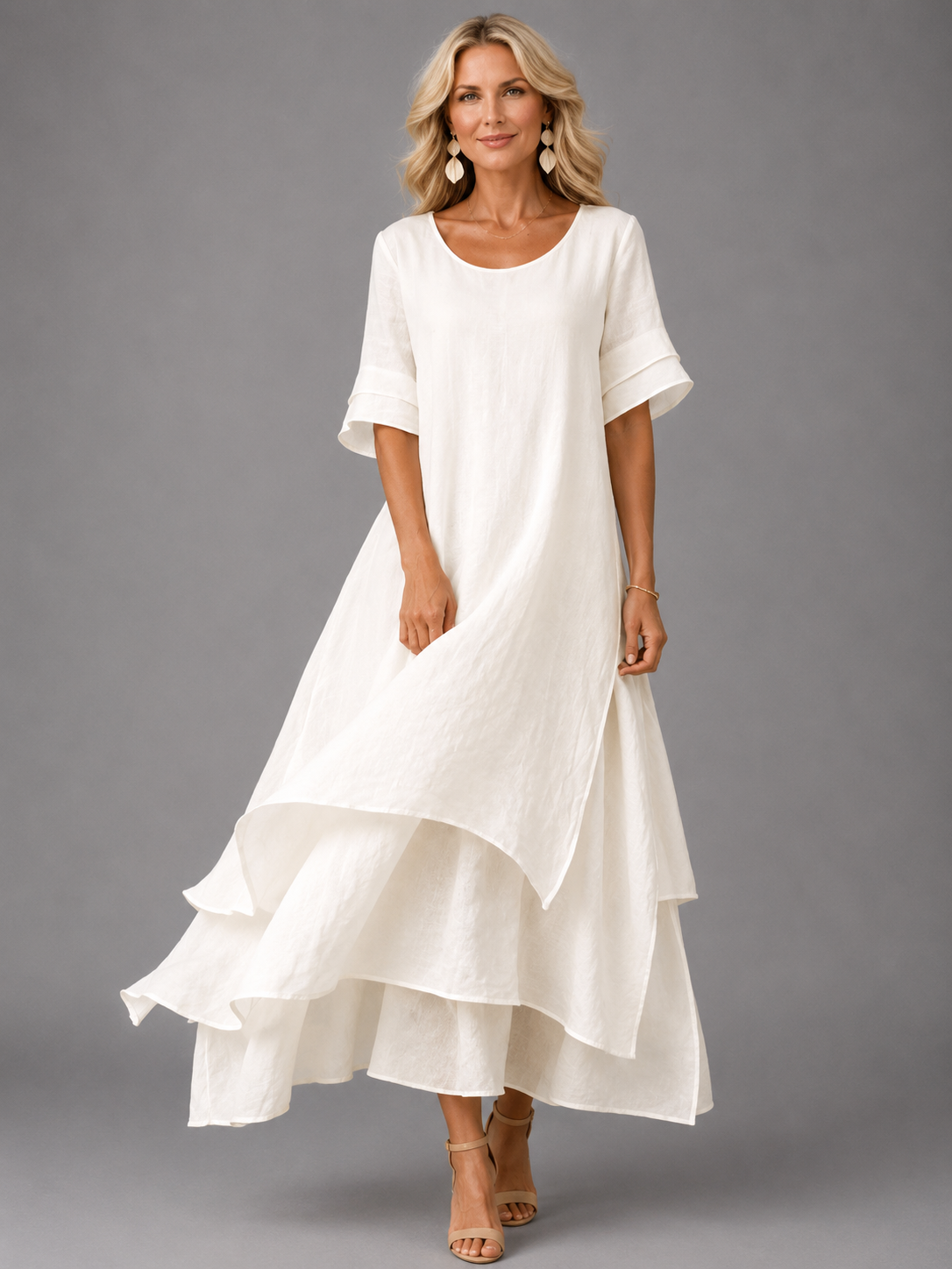 Liora™ | Robe longue Fluide et Élégante