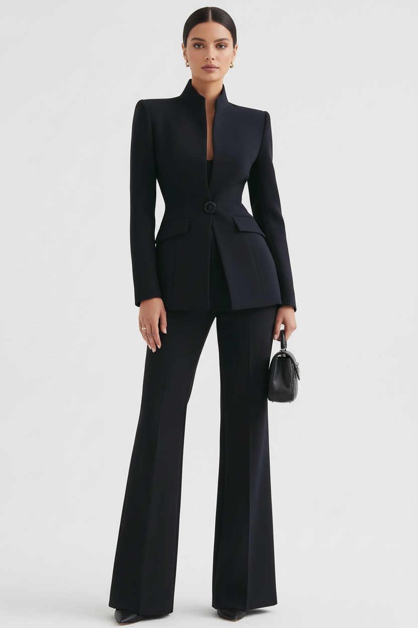 GIA | Ensemble blazer et pantalon palazzo