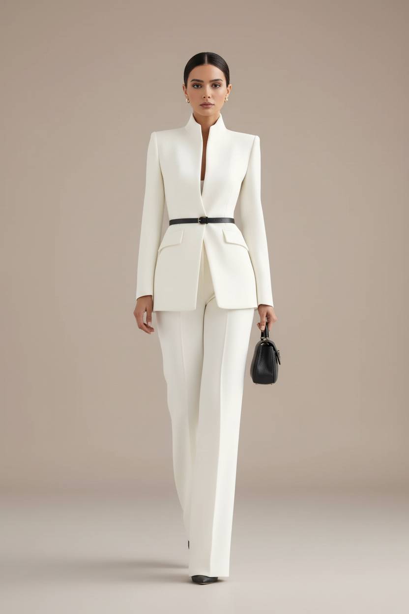 GIA | Ensemble blazer et pantalon palazzo