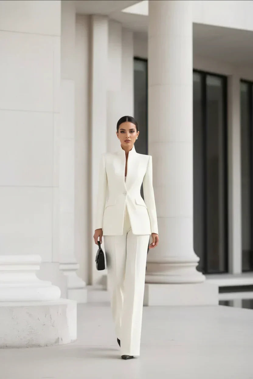 GIA | Ensemble blazer et pantalon palazzo