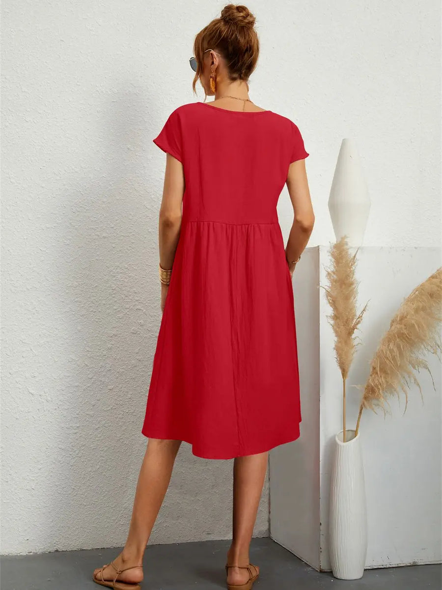 Sage - Robe Décontractée Chic