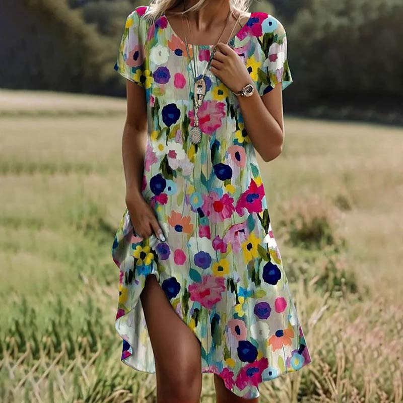 Leah - Robe Fleurie Estivale