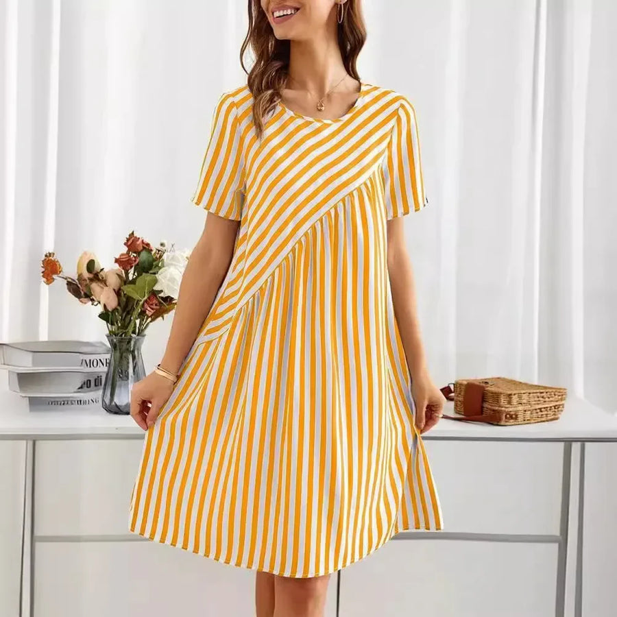 Clara - Robe Rayée d’Été