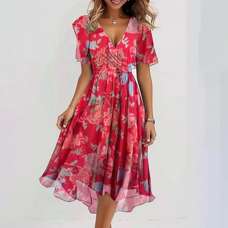 Yara - Robe Florale Élégante