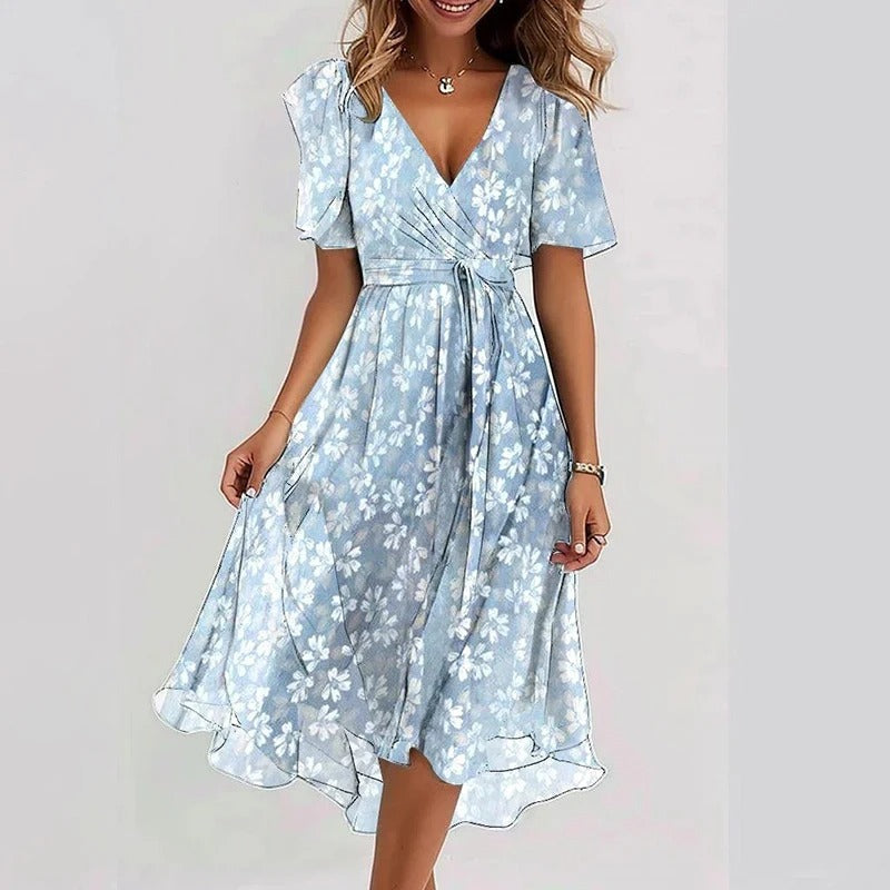 Yara - Robe Florale Élégante