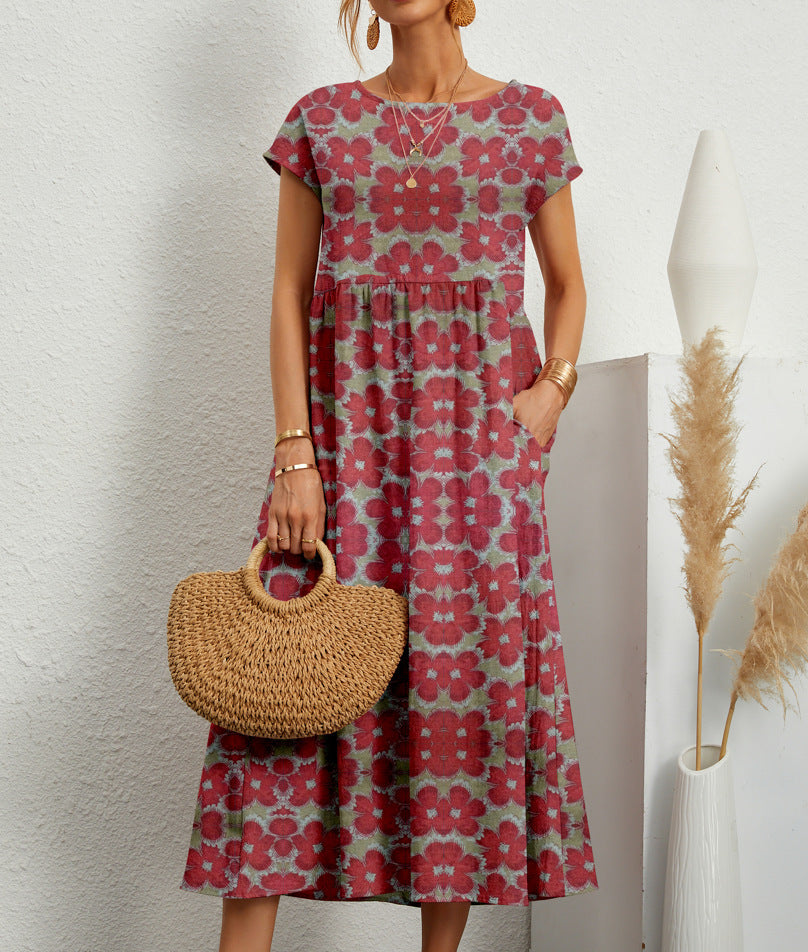 Deborah - Robe Florale Élégante